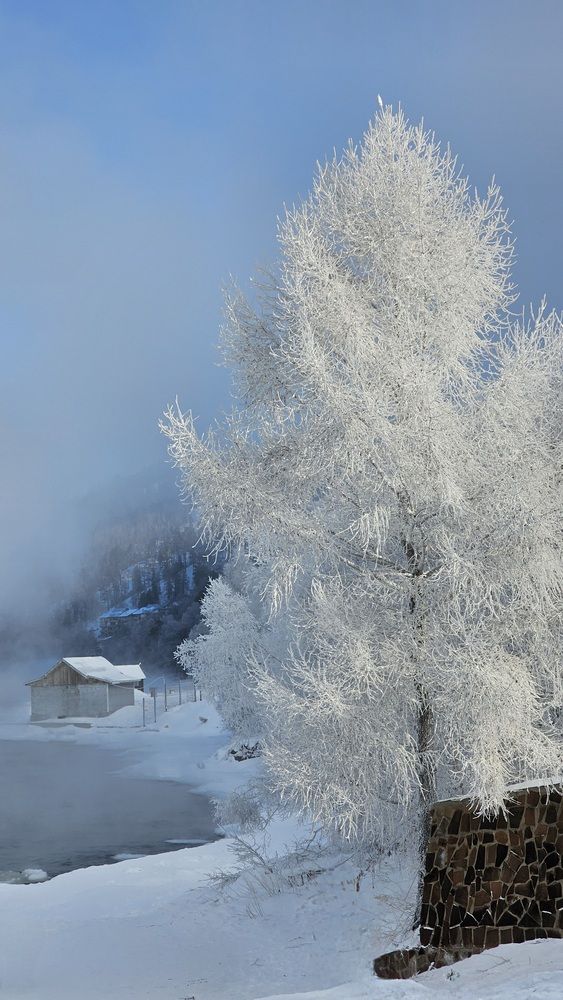 Река Ангара. Зима