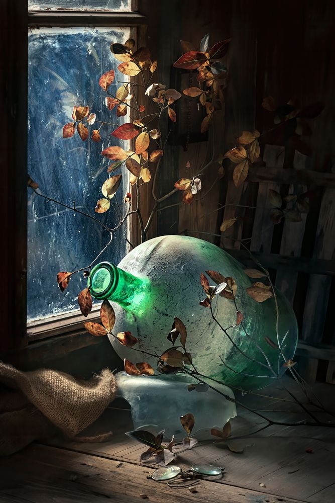Green glass