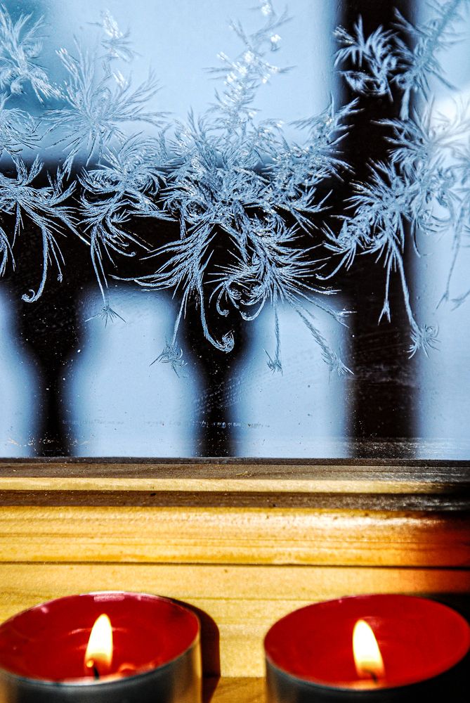 Иней на окне