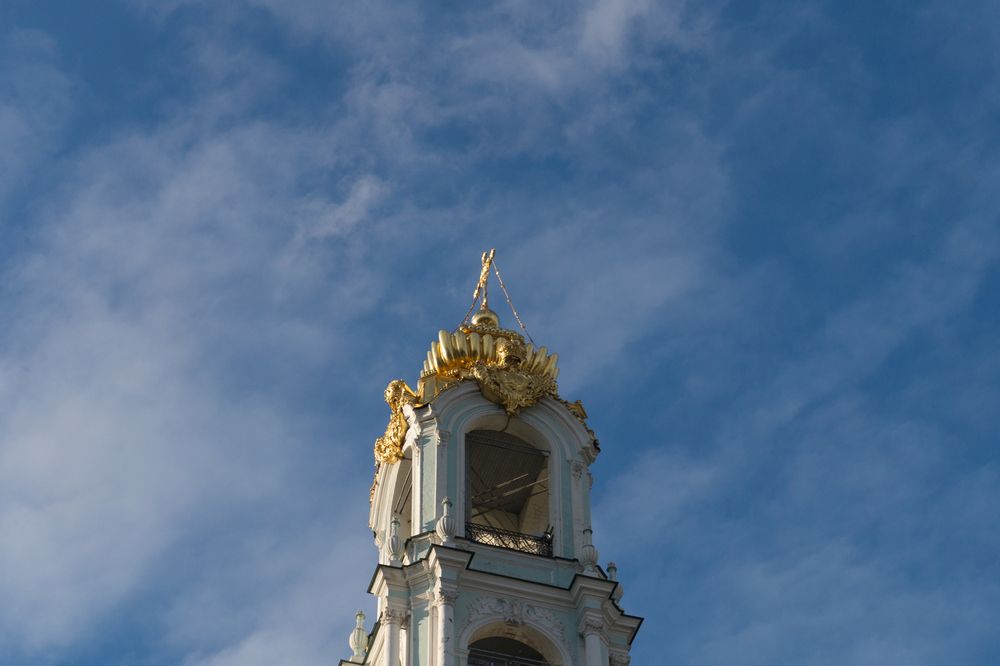 Купол колокольни Троице-Сергиевой лавры