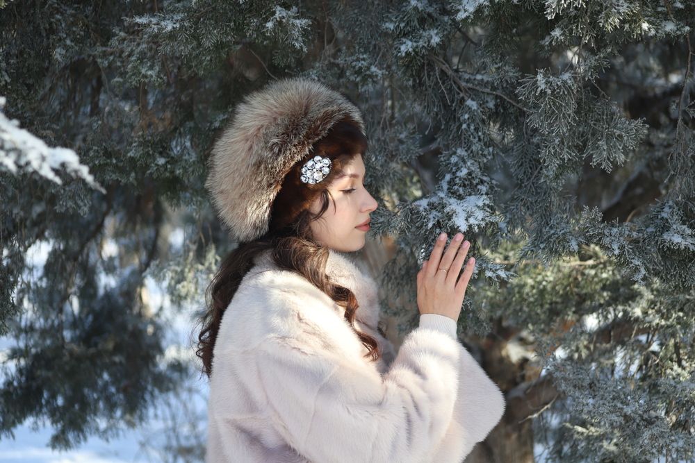 Снежная красота.