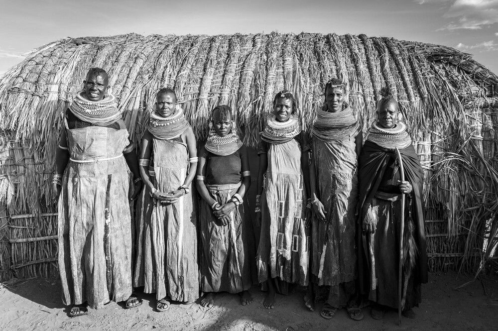 Turkana women, young and old.