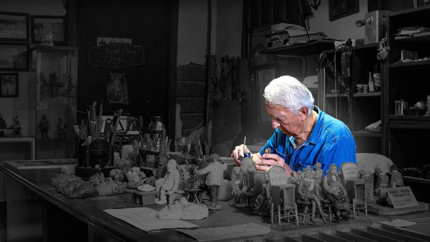 One of the Last Photos of Master Artist