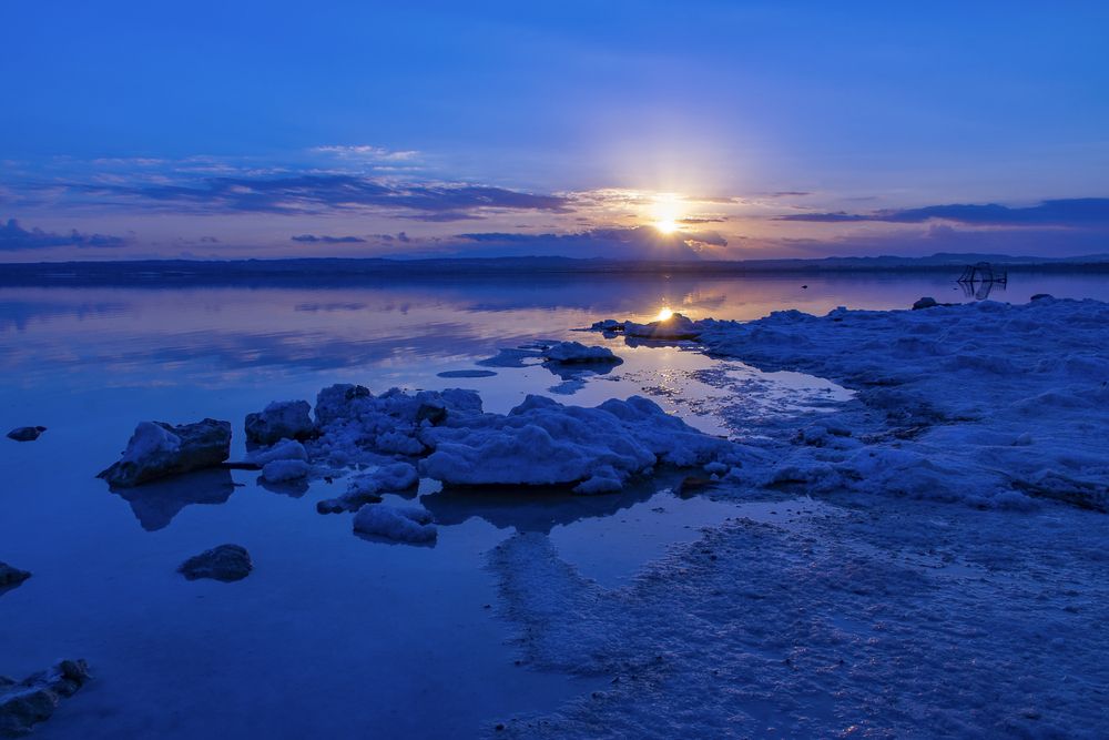 Salinas al atardecer