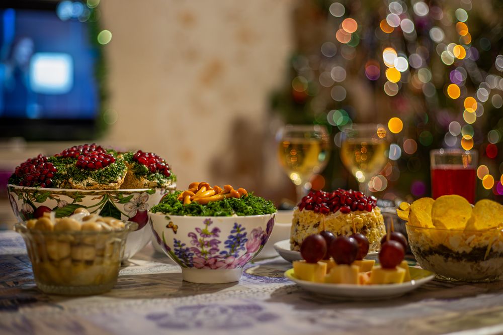 The New Year\'s table