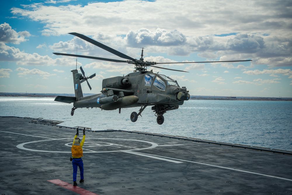 Helicopter ride on duty