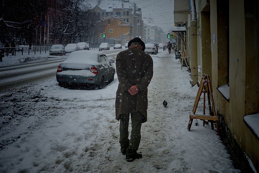 Прогулка с голубем