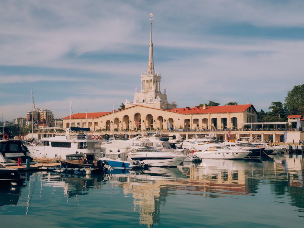 Морской вокзал города Сочи