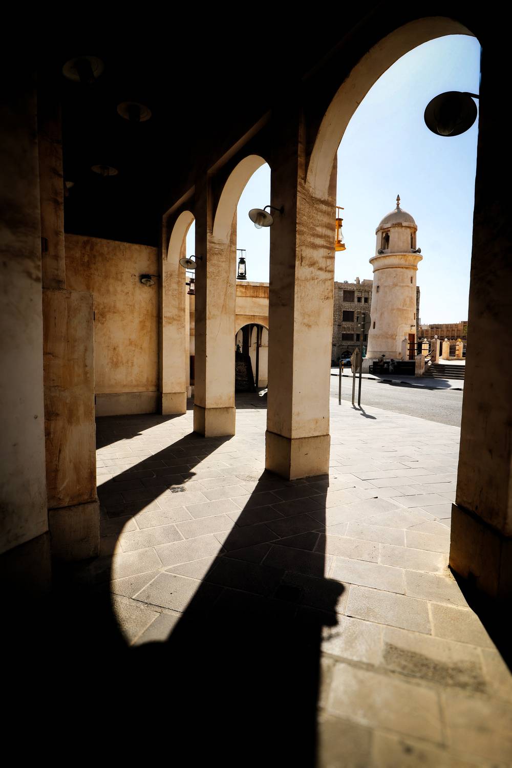 Soft shadow upon the old souq Soft shadow upon the old souq