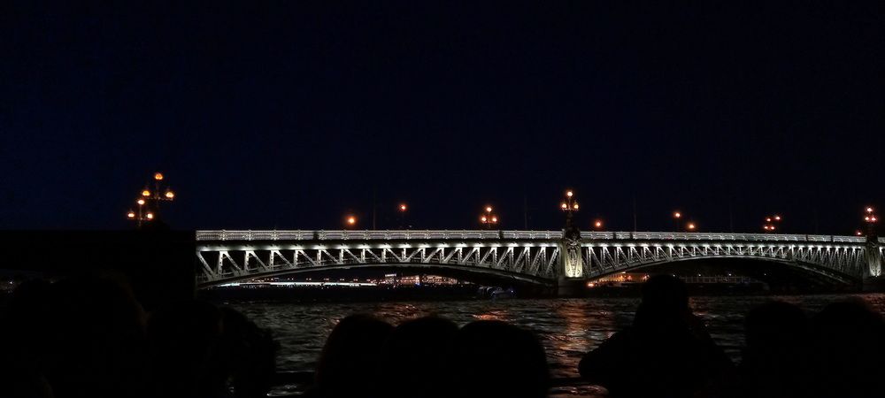 мосты Питера ночь