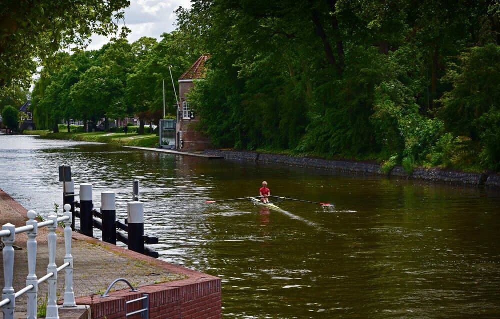 В городском парке. Делфт