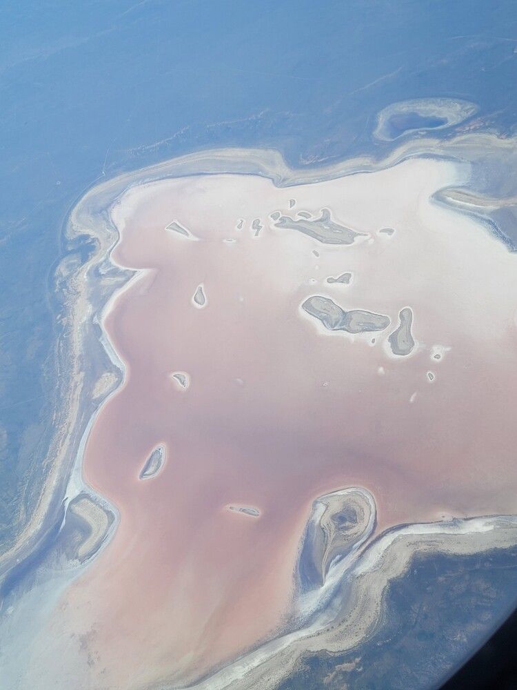 Sur argentino desde el aire