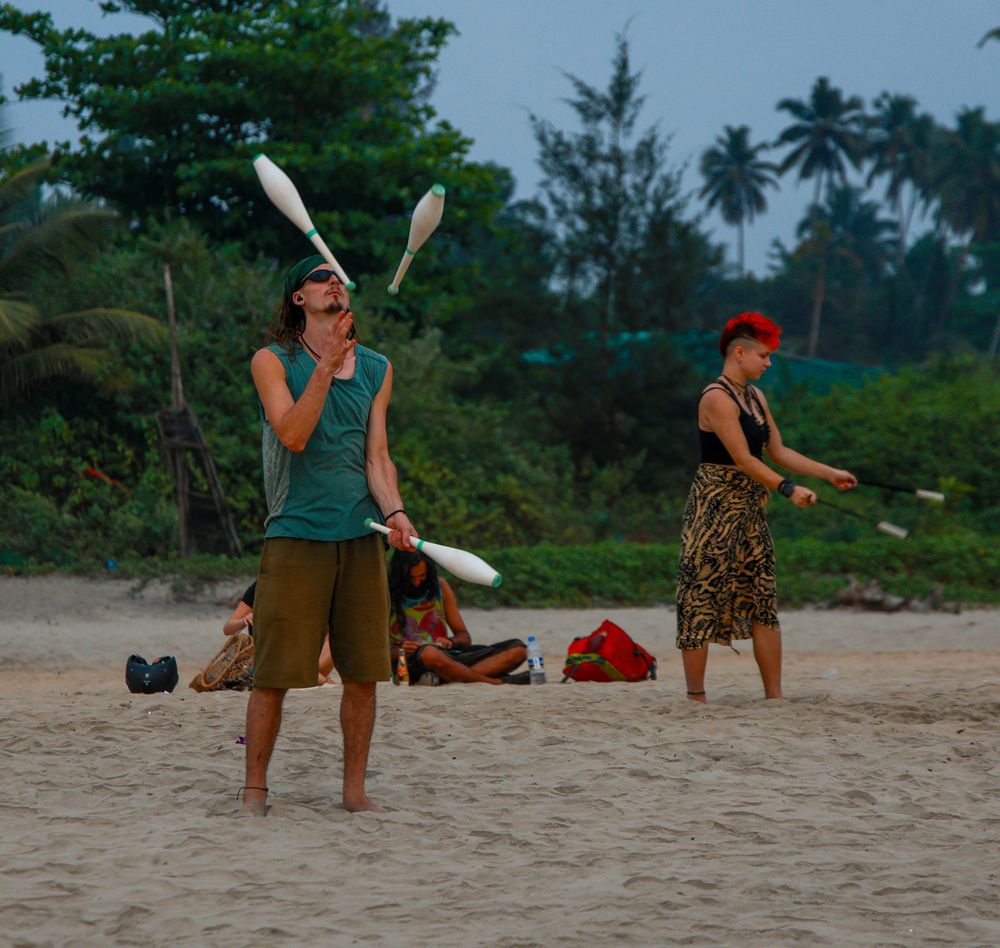 Juggling in Goa