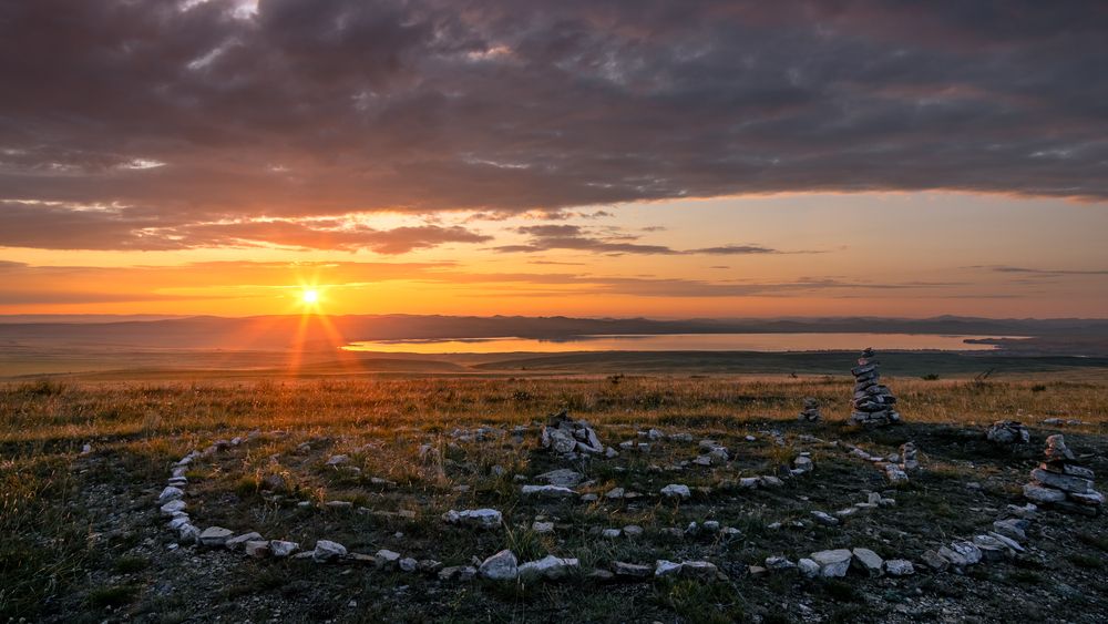 медитация на восходе солнца