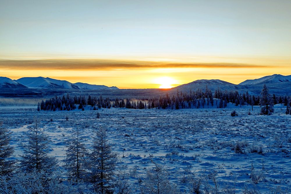 Восход Солнце.