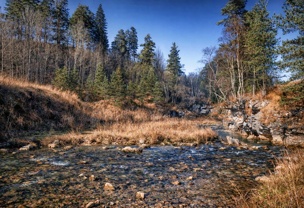 Осень  в горной местности