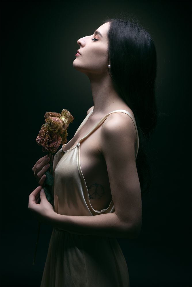 Ivana et le fleurs