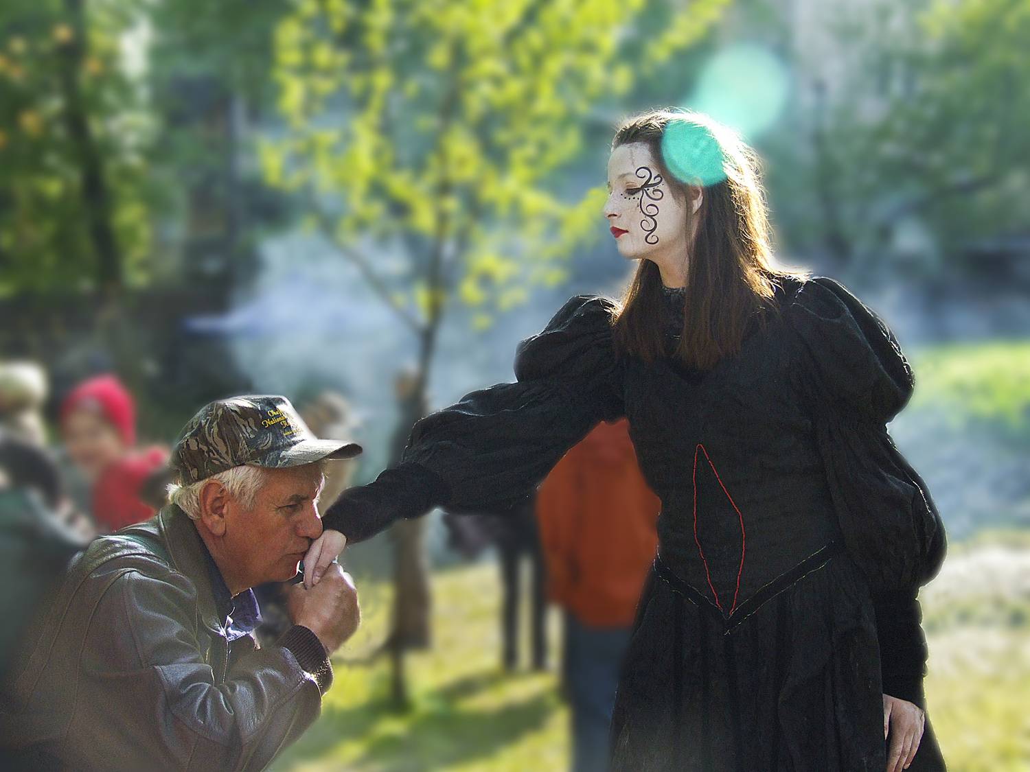 The hand kiss