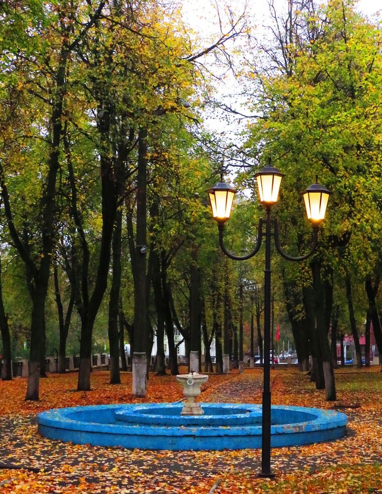 Город зажигает огни