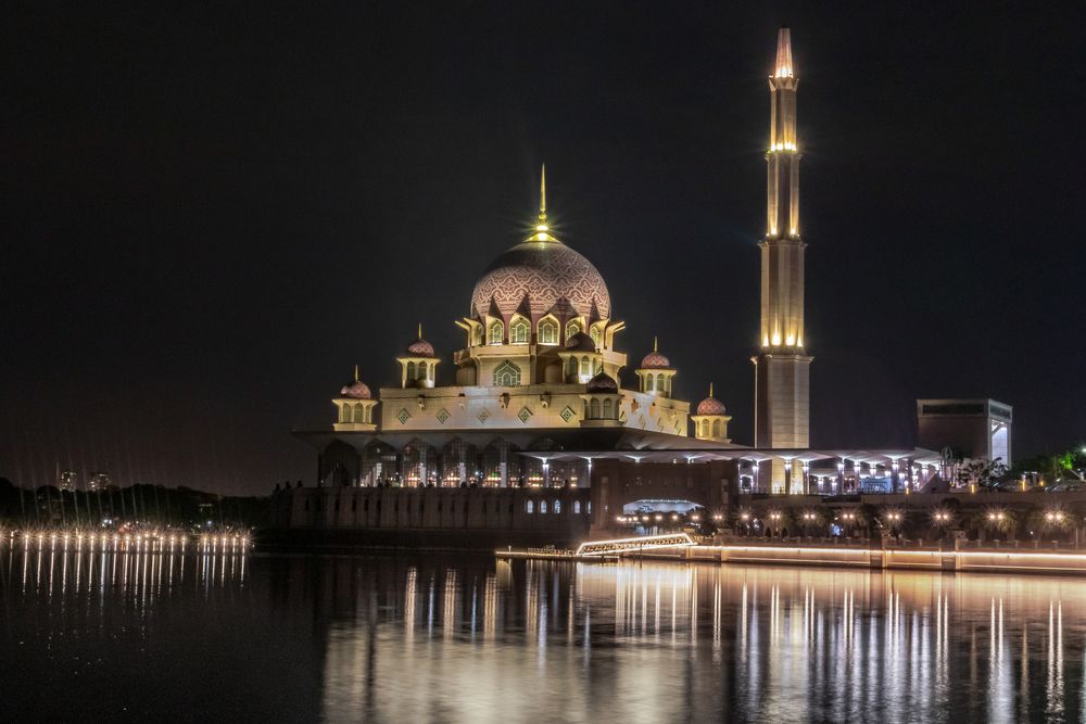 Putra Mosque In Nightview