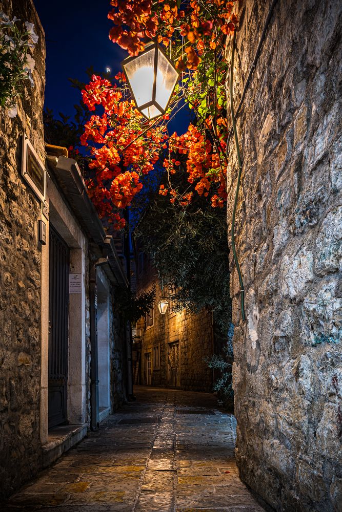 Night Budva, Montenegro
