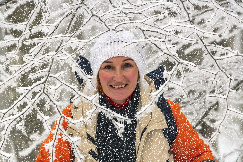 В обрамлении зимних веточек