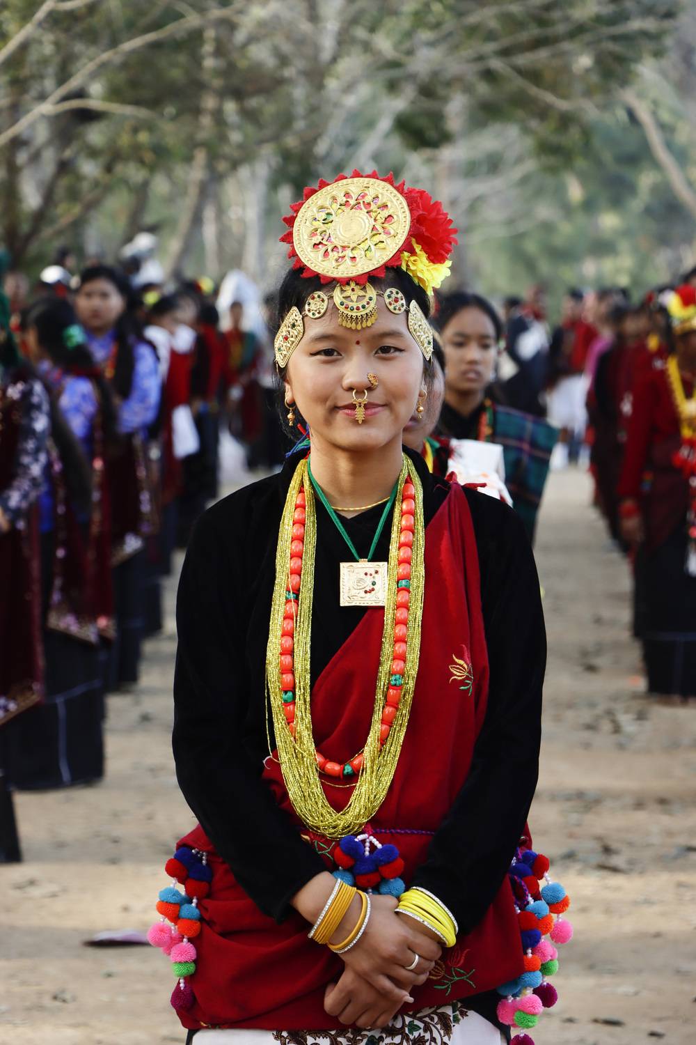 A Girl with Magar Cultural Dress