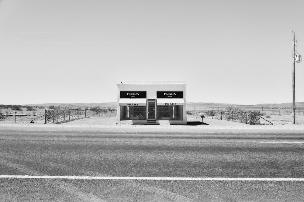 Prada, road and the american west