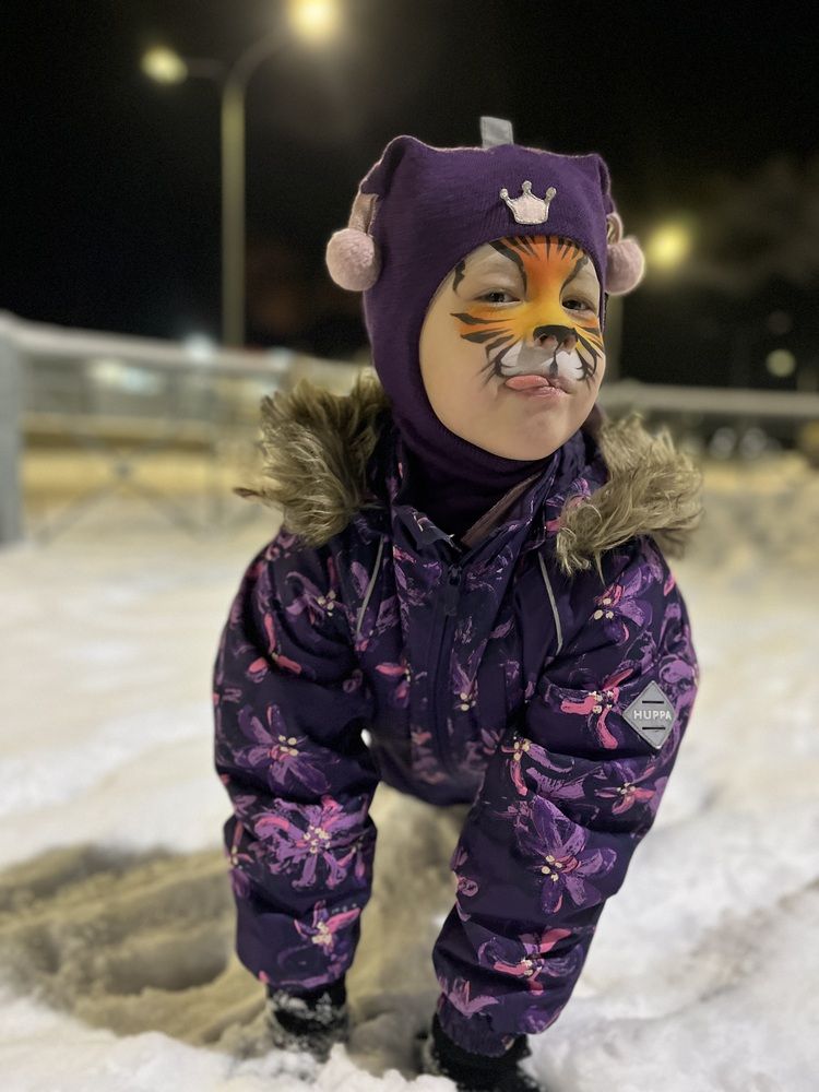 После новогоднего представления.