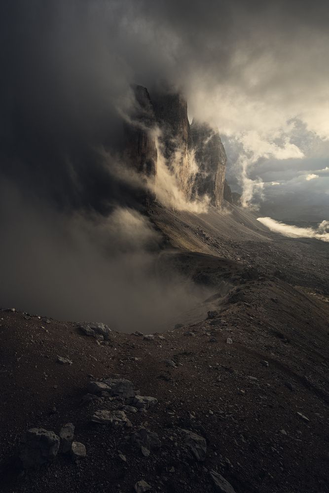 In the breath of the mountain