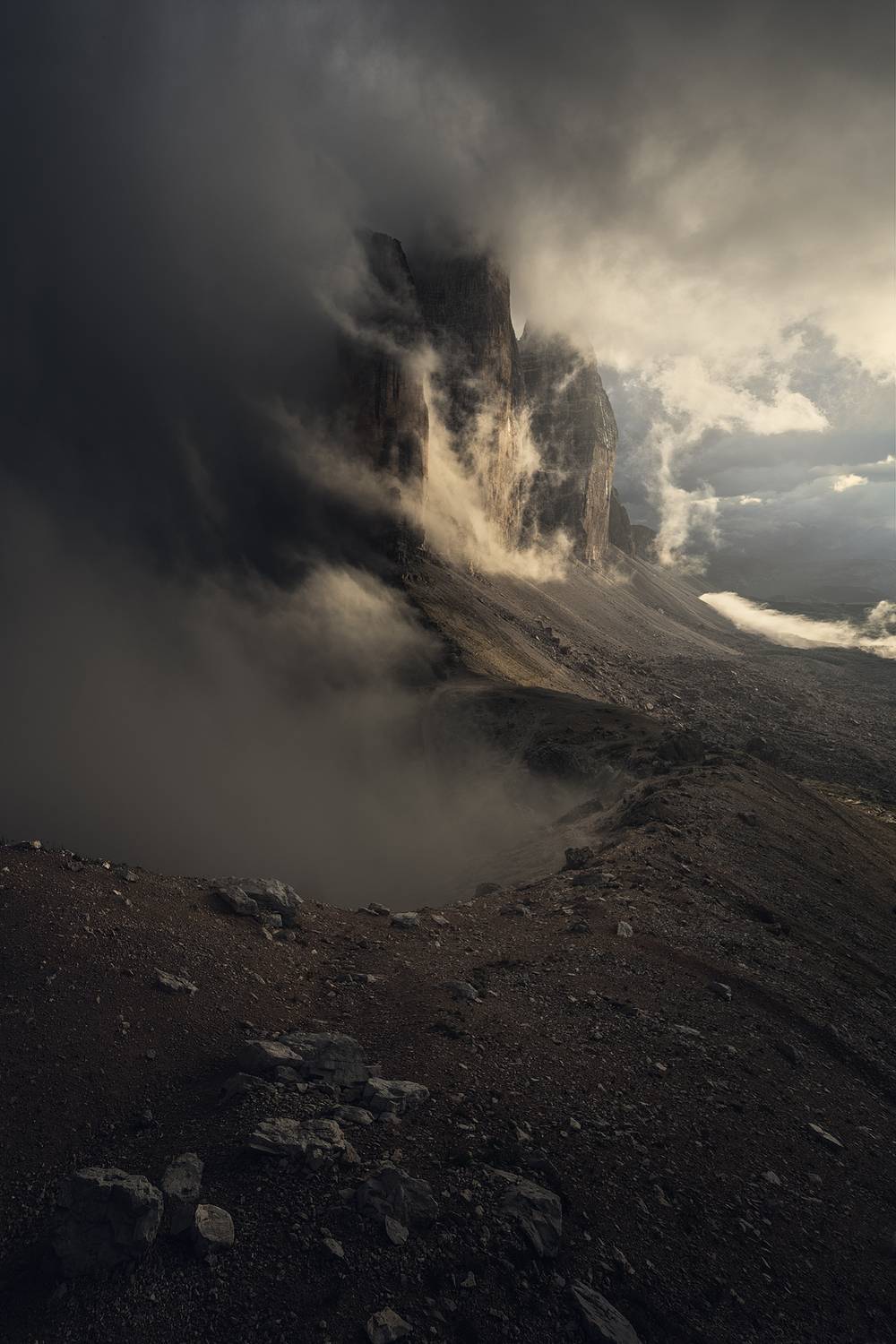 In the breath of the mountain