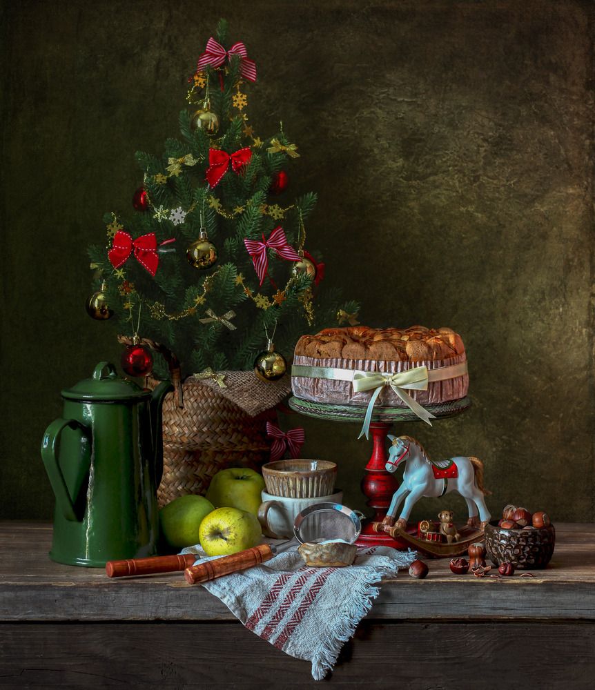 Новогодняя шарлотка!