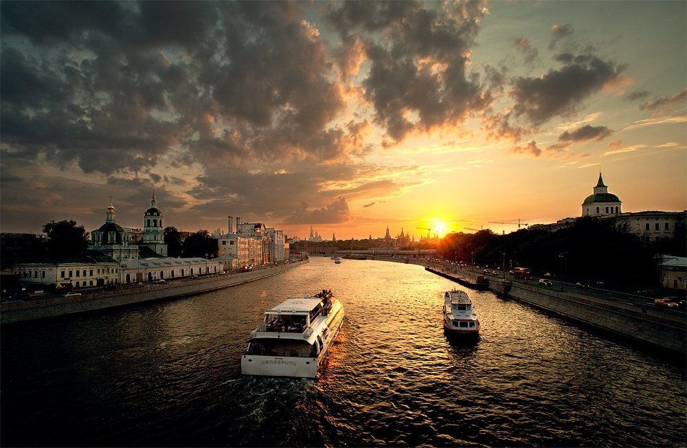 Закат в Москве
