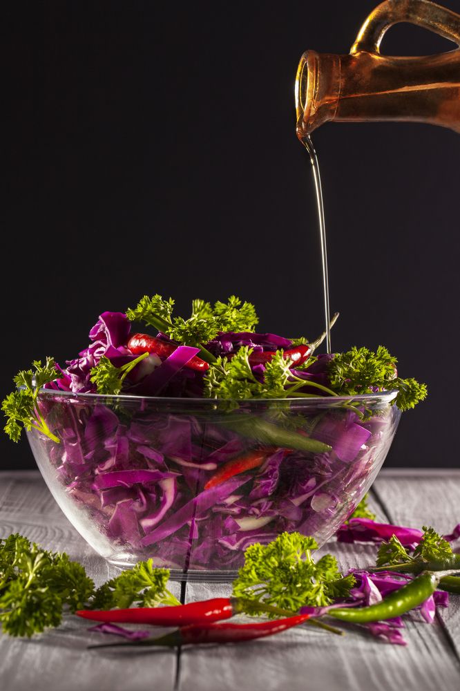 Салат с красной капустой