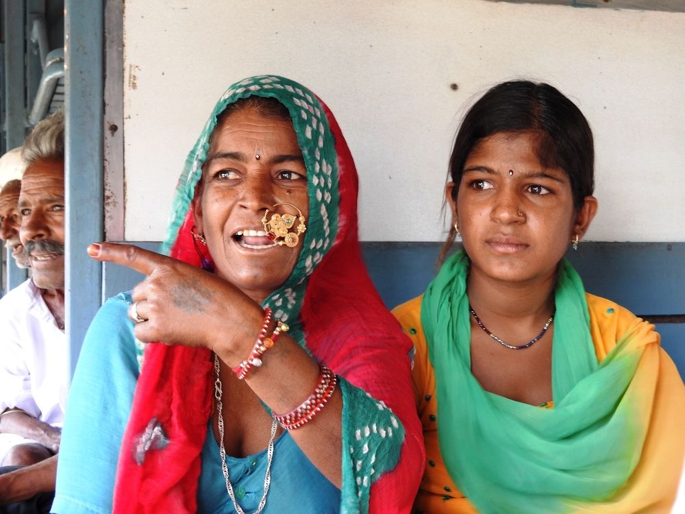 В индийском поезде