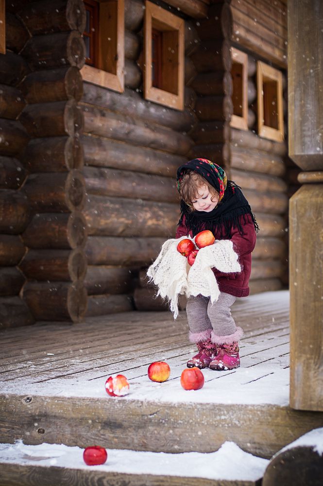 Яблоки на снегу