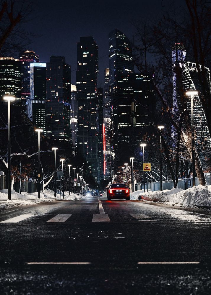 Frosty evening...