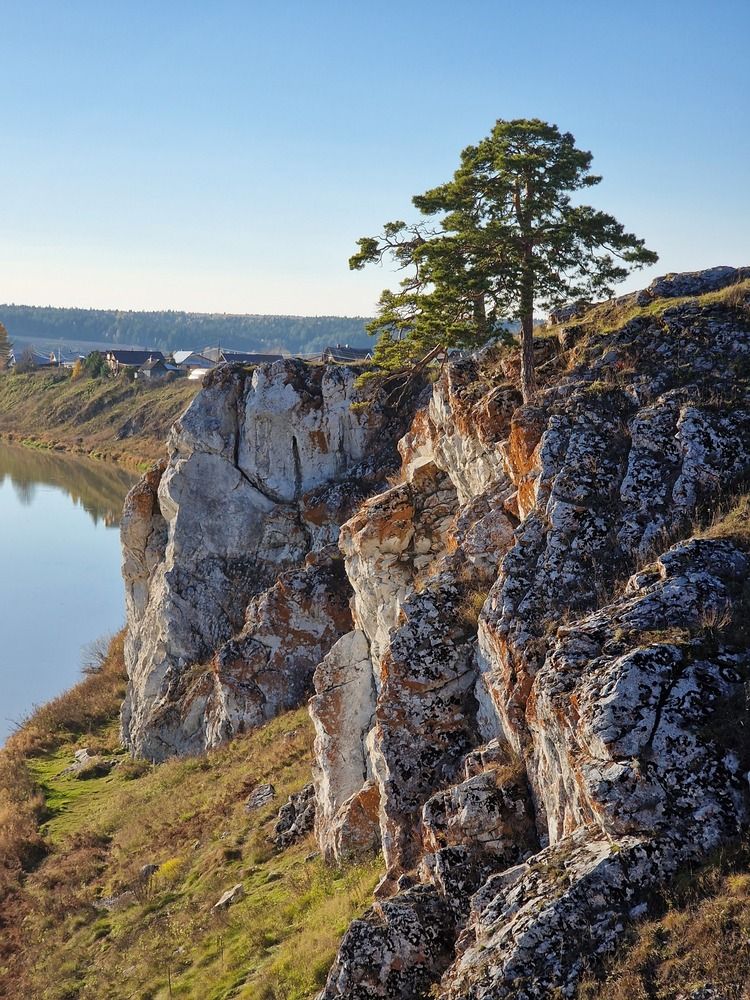 Осенний день на реке Чусовая