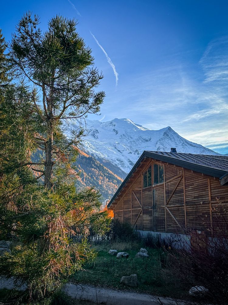 Autumn Silence Below Mont Blanc
