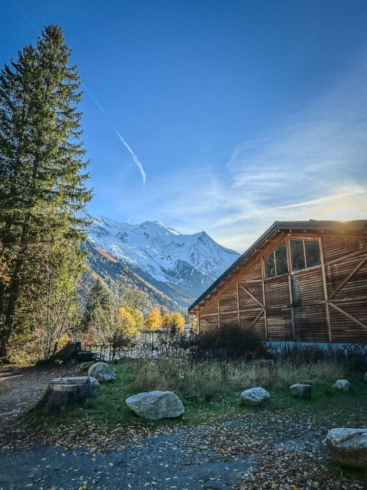 Autumn Silence Below Mont Blanc