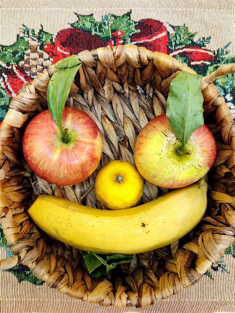 Фруктовый смайлик.