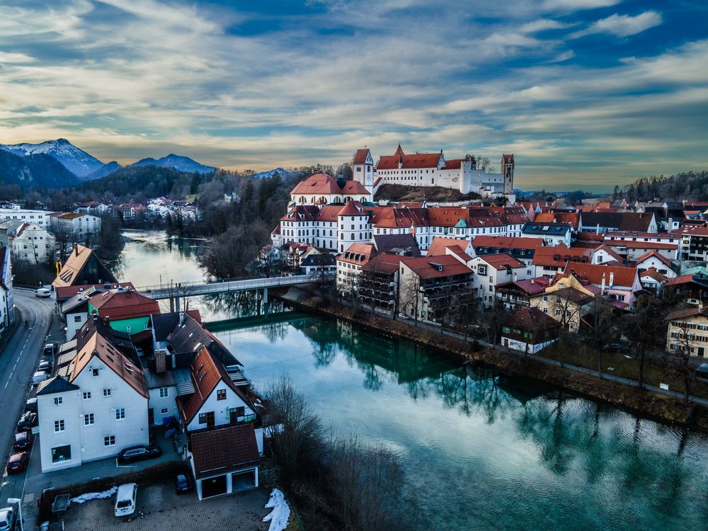 Winter Light Over Füssen