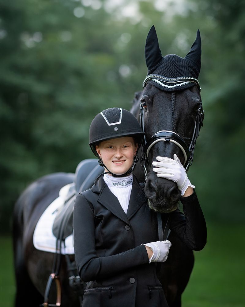 Biborka and her friend Amigo