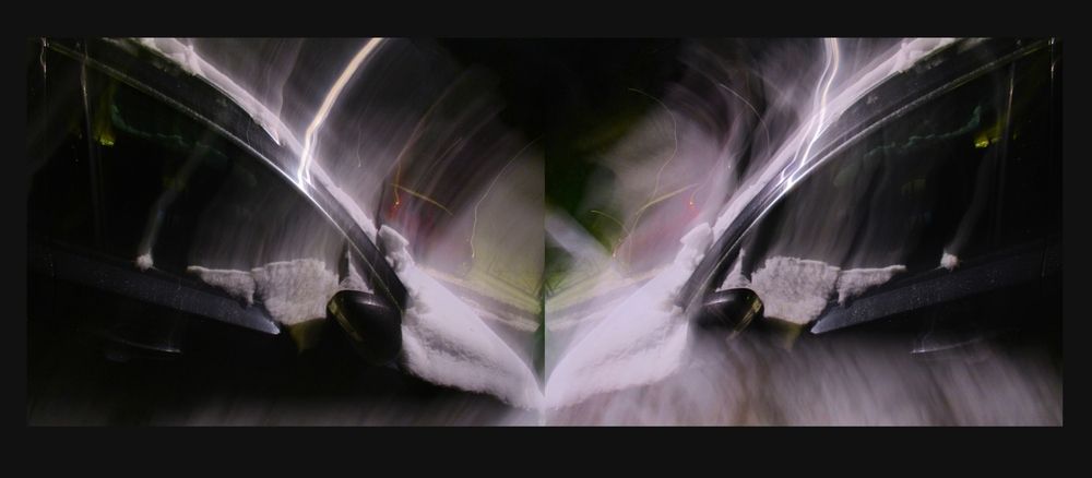 Немного снега...