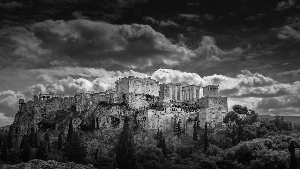 The Parthenon on the Acropolis