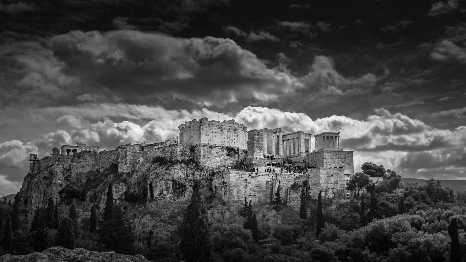 The Parthenon on the Acropolis