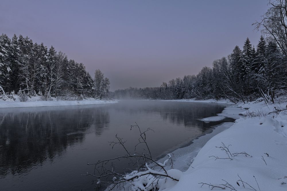 морозный вечер