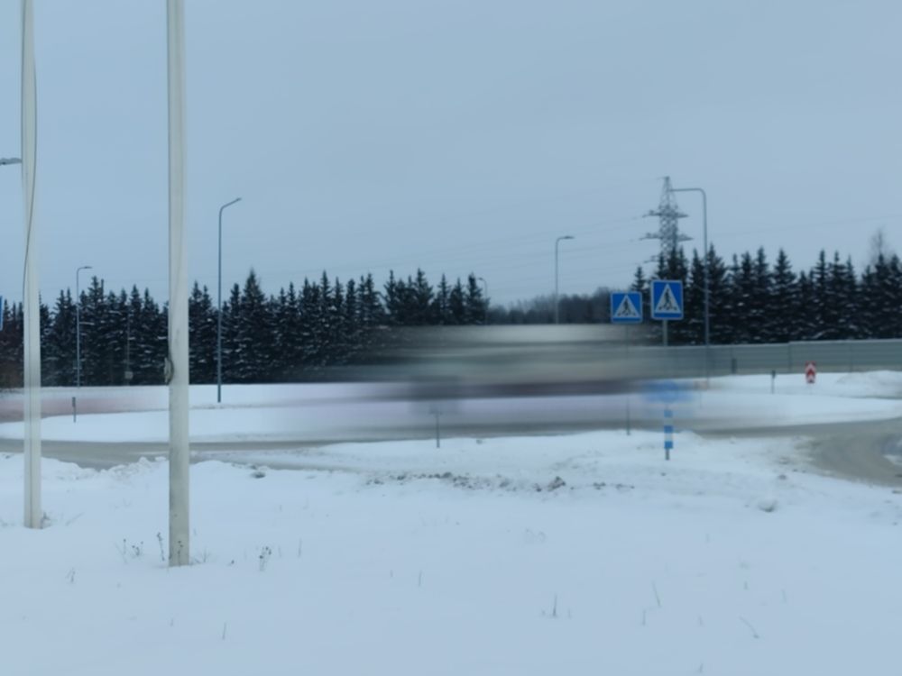 И пасмурное утро в скорости