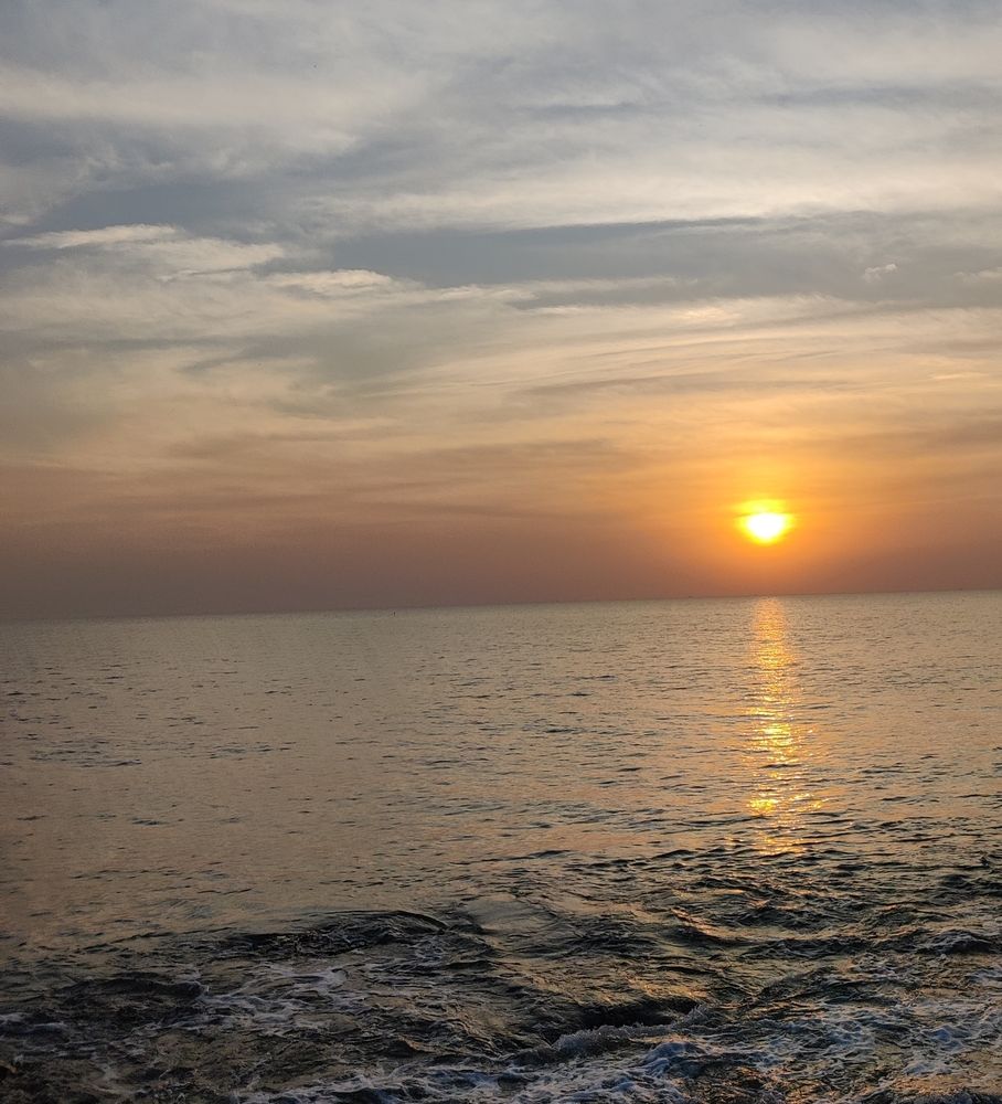 Sea sunset