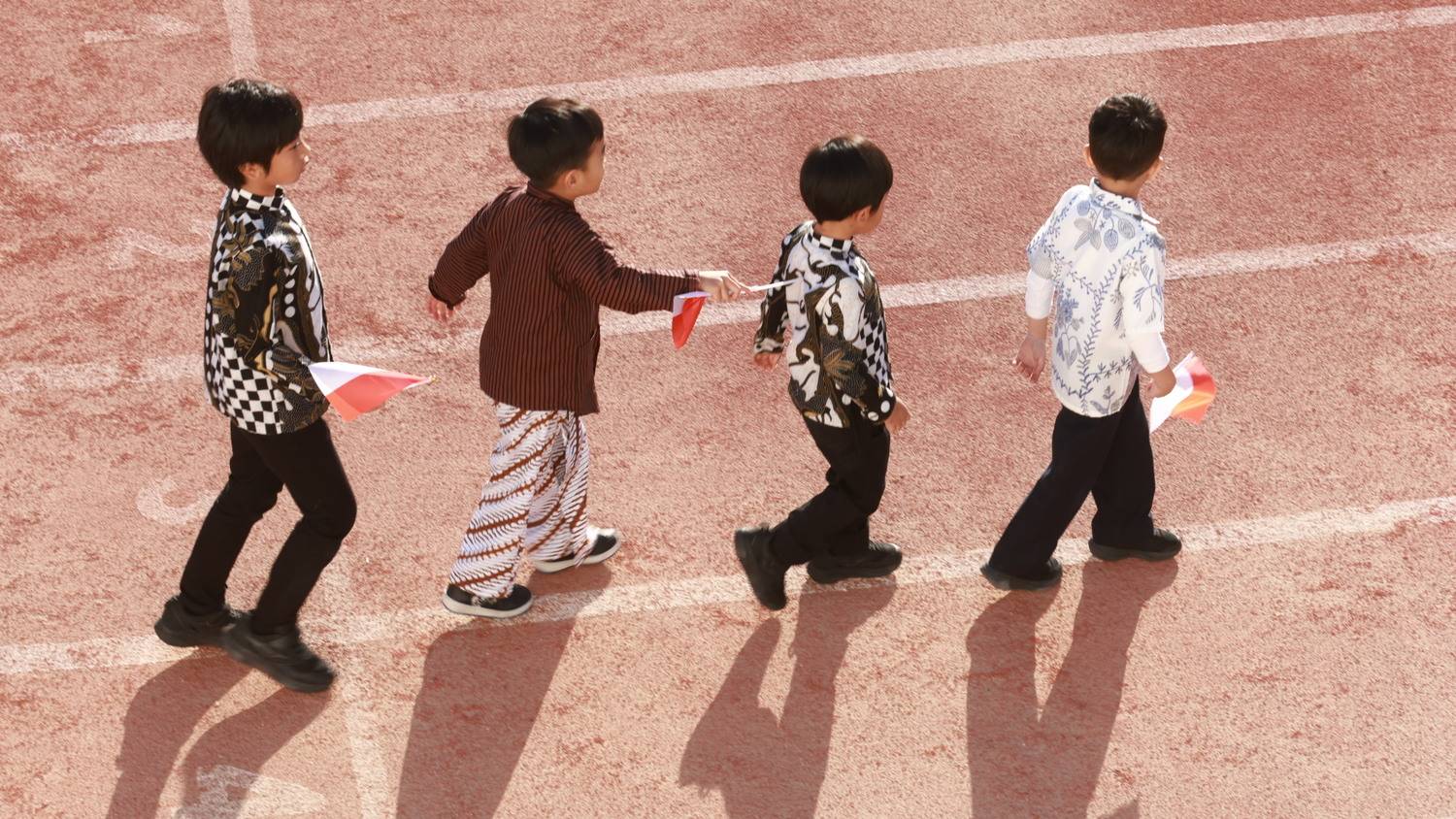 Little hearts parade with pride Little hearts parade with pride